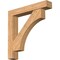 Ekena Millwork Westlake Block Smooth Bracket w/ Offset Brace, Western Red Cedar, 7 1/2"W x 44"D x 44"H BKT0806X44X44WTL05SWR - alternate 1